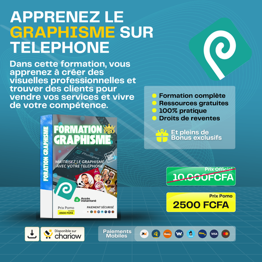 FORMATION GRAPHISME PRO SUR MOBILE